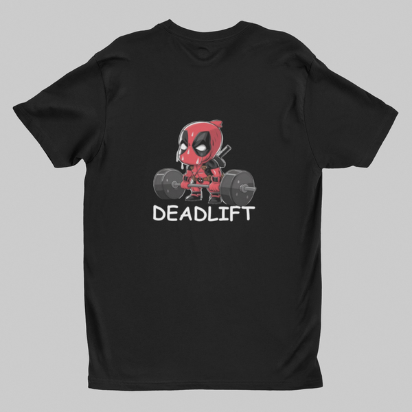 Deadpool Deadlift Black Tee